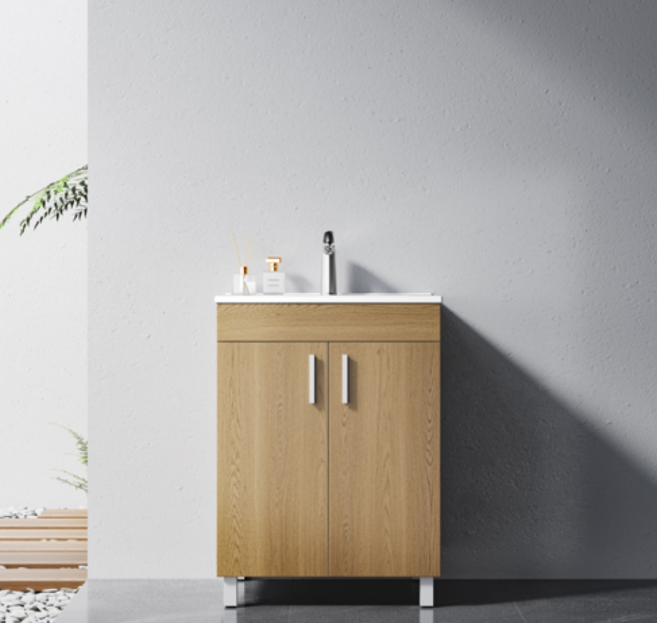 Classic Freestanding Plywood Bathroom Vanity Cabinet