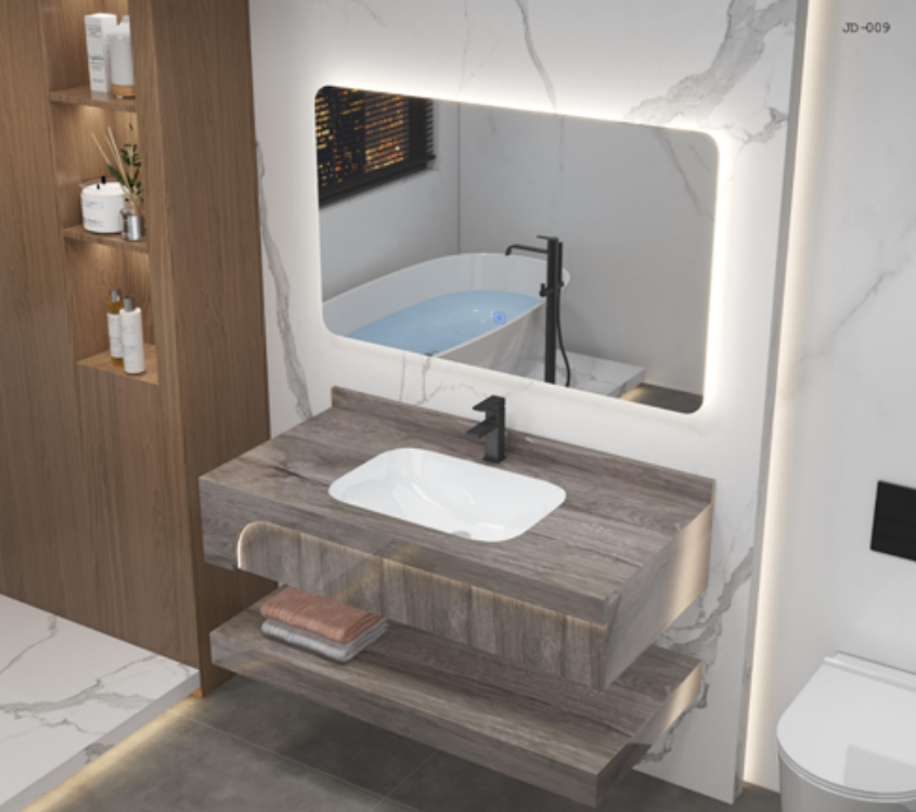 Marble Texture Artificial Stone Vanity Basin